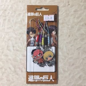 Attack on Titan Kawaii Keychains Set